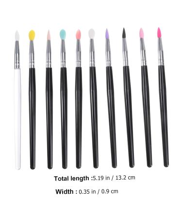 30 Pcs Cosmetic Brush Set - Eye Shadow Lipstick & Lip Balm Applicators - Perfect Makeup Tools for Flawless Application - Buy Online on GoSupps.com