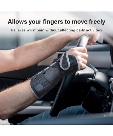 YACCA Wrist Brace with Removable Finger Ball Exerciser - Metal Splint for Carpal Tunnel Relief & Night Support | Tendonitis & Arthritis Pain Relief for Right Hand - Buy Online on GoSupps.com