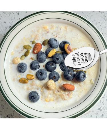 My Peanut Butter Spoon Gift for Women Men Dad Mom Birthday Christmas Gift for Peanut Butter Lovers Gift for Friends Sister Brother Gifts for Peanut Butter Lovers Peanut Butter Spoon - Buy Online on GoSupps.com