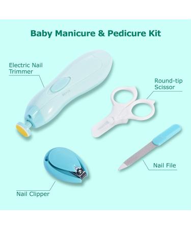 Baby Healthcare and Grooming Kit | 24-in-1 Electric Nail Trimmer Set | Nursery Care Kit | Toddler Nail Clippers | Medicine Dispenser | Infant Comb & Brush | Green 24 Piece Set - Buy Online on GoSupps.com