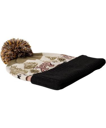 KAVU Herschel Cuffed Beanie Hat - Bob Cat Print | Stay Warm in Style - Buy Online on GoSupps.com