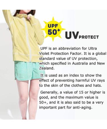 Actleis Women's UPF50+ Long Sleeve Rash Guard Hoodie - Yellow, Large - Buy Online on GoSupps.com