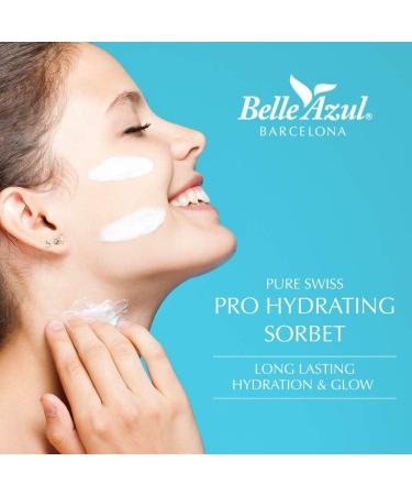  Belle Azul Belle Azul Pro Swiss Hydrating Sorbet Light Anti-Ageing Day Cream with Hyaluronic Acid and Vitamin C Moisturising and Nourishing Non-Greasy for All Skin Types 50 ml Made in Spain - Buy Online on GoSupps.com