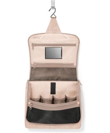 Reisenthel Toiletbag XL Twist Coffee | Practical Water-Repellent Toiletry Bag with Hook for Travel - Buy Online on GoSupps.com