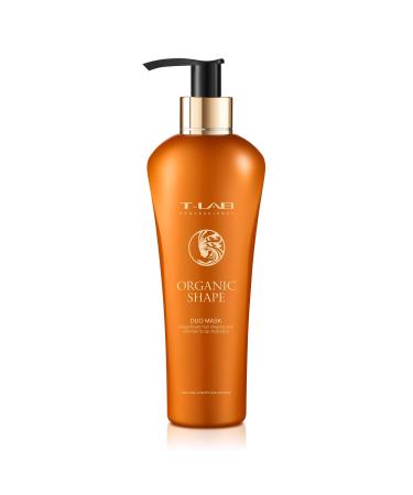 T-LAB PROFESSIONAL Organic Shape Duo Mask to Moisturize and Shape Curly Hair Reduce Frizz and Make the Hair Soft and Manageable 10.14 Fl Oz