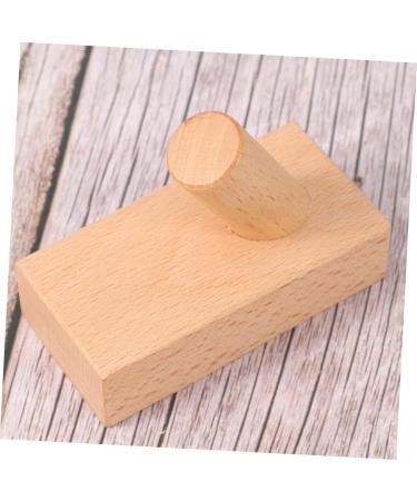 Alipis 3pcs Towel Hooks Adhensive Clothes Hook Wooden Hat Rack Porch Hanger Wall Hanging Adhesive Organizer 8X4 cmx3pcs As Shownx3pcs - Buy Online on GoSupps.com