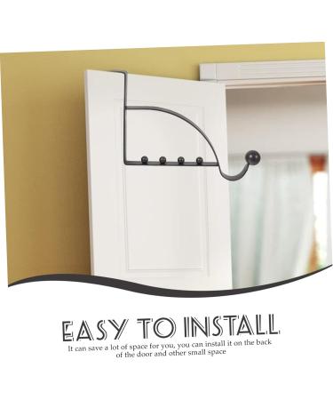 BUGUUYO 2pcs Storage Hook Behind The Door Heavy Duty Hangers Bathroom Door Hook Door Hanger Hook for Bag Hat - Buy Online on GoSupps.com