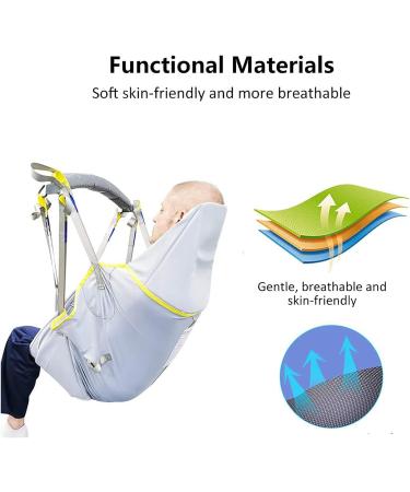 Transfer Silent Lift for Toileting & Bathing Aids - 507 lbs Capacity | Full-Body Divided Legs Padded Belts for Lumbar Support - Buy Online on GoSupps.com