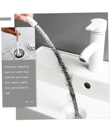 10pcs Sink Snake Drain Cleaning Sticks - Hair Catcher & Remover Tool for Effortless Drain Maintenance - Buy Online on GoSupps.com