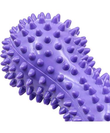 Relax and Rejuvenate with 2-Piece Nuzamas Peanut Massage Ball - Ideal for Hand & Foot Massage Yoga Trigger Point Therapy & Acupuncture - Purple - Buy Online on GoSupps.com