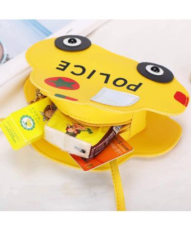 Cartoon Car Children's Shoulder Bag Kindergarten Leisure and Childlike Bag Lightweight and Cute Shoulder Bag huangsexiaoqiche 9*11.5*5.5 - Buy Online on GoSupps.com