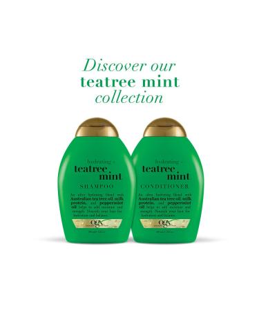 OGX Tea Tree Mint Shampoo - Nourishing Scalp Treatment with Peppermint Oil - 13 fl oz - Buy Online on GoSupps.com