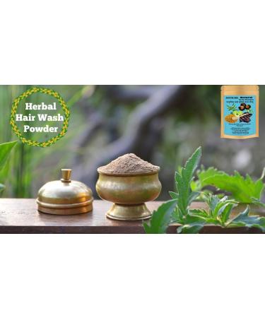 Natural Organic Hair Shampoo with Amla Reetha Shikakai & Methi Dana - Hair Growth & Dandruff Control for Men & Women - Buy Online on GoSupps.com