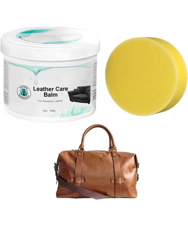 Leather Wax Polish - 100g Leather Care Balm Furniture Cleaner Long-Term Multifunctional Furniture Cleaner and Polish for Leather Tables Chairs Cabinets Pintle - Buy Online on GoSupps.com