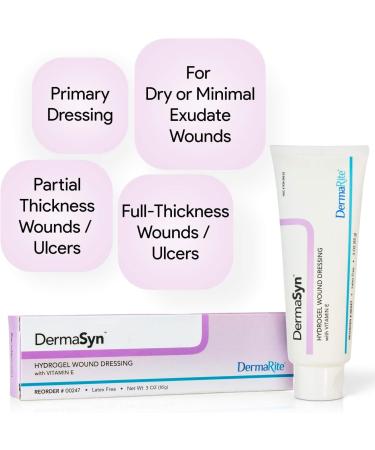 Buy Dermasyn Hydrogel Dressing 3 Oz - Fast International Shipping | Best Wound Care Solution - Buy Online on GoSupps.com