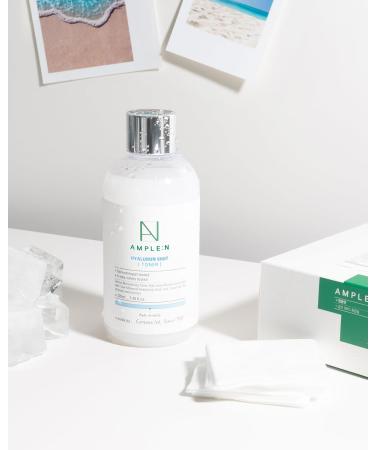 Ample:N Hyaluron Shot Toner - Hydrating Hyaluronic Acid & Ceramide Face Toner for Dewy Youthful Skin - Moisturizing Essence for Dry & Sensitive Skin 7.43 fl. oz - Buy Online on GoSupps.com