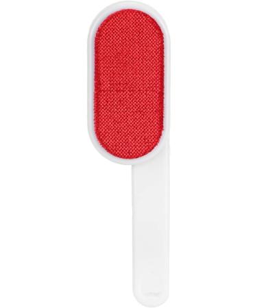 Pet Fur Brush Set - Reusable & Washable Double-Sided Lint Remover for Clothes & Coats - Efficient Debris Cleaner in Red - Buy Online on GoSupps.com