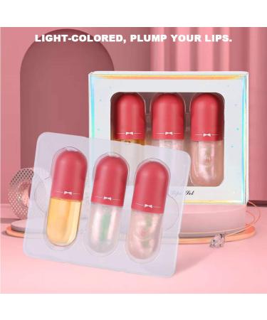 3pcs Lip Gloss Set - Nourishing Lip Plumper & Moisturizing Lip Care for Sexy Full Lips | International Shipping Available - Buy Online on GoSupps.com