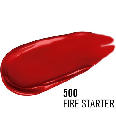 Rimmel London Lasting Mega Matte Liquid Lipstick Long-Lasting Moisturizing Vegan Formula - 500 - Fire Starter 7.4 ml - Buy Online on GoSupps.com