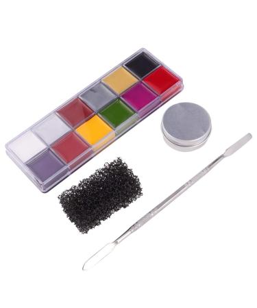 Lurrose 4pcs Makeup Skin Wax Colorful Face Painting Wax Halloween Face Makeup Special Effects Wax Painting Set