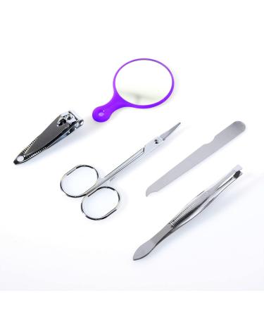 Spove Owl Design Manicure Set for Girls Teens - Pack of 6 Purple Nail Care Grooming Kits - Buy Online on GoSupps.com