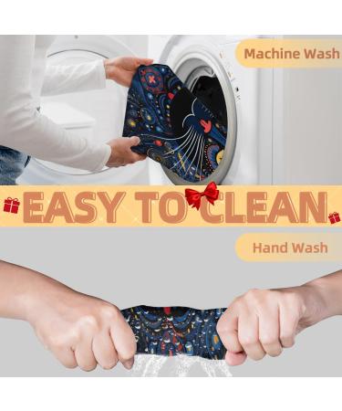 Tribal Cat Beard Bib Apron | Beard Hair Catcher for Men | Perfect Gifts for Dad on Father's Day Anniversary & Christmas - Includes 2 Suction Cups - Buy Online on GoSupps.com