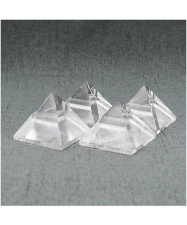 1pc 45mm-50mm Natural Clear Quartz Pyramid Crystal Gift for Decoration - Buy Online on GoSupps.com