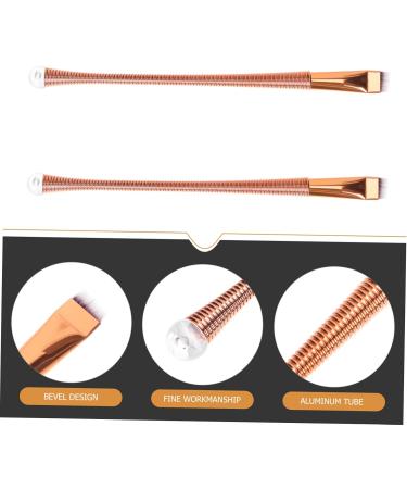 Healeved 2pcs Eyeliner Brush Eyebrow Brush Eyeliner Makeup Brow Styler Brush Eyebrow Cosmetics Plastic - Buy Online on GoSupps.com