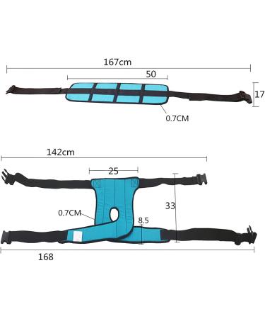 Transfer Gait Belt with Handles and Quick Release Buckle - Medical Nursing Safety Gait Assist Device - for Patient Lifting Walking and Standing Easily Green Star of Light - Buy Online on GoSupps.com