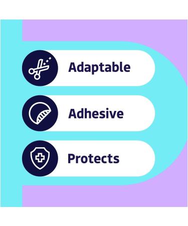 Feet BCN Moleskin - Durable Elastic Cotton Thin Adhesive Film for Shoe Friction - 4 Leaves (70x100mm) - Perfect Scratch Protection - Buy Online on GoSupps.com