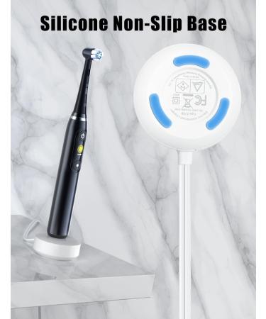 Braun Oral-B iO Charger Base Series 7 8 9 - Replacement Magnetic Power Supply Cord | Electric Toothbrush Charger (White - Buy Online on GoSupps.com