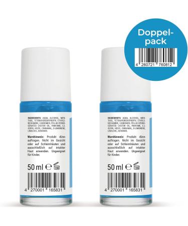 ALMIVITAL Lot de 2 roll-on emporter | Rafra chissement naturel pour les muscles etc. | Le menthol vivifiant assure un effet rafra chissant durable | Bienfaisant apr s le sport et l'activit  - Buy Online on GoSupps.com