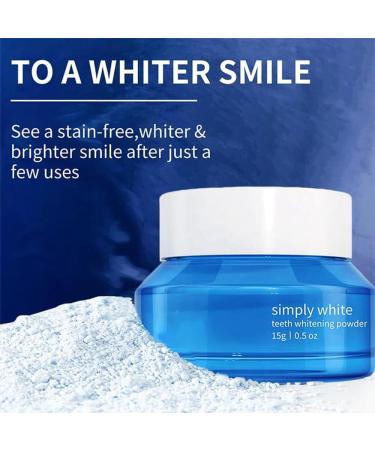 Teeth Whitening Powder | Instant Whitening and Stain Removal Natural No Sensitivity Fresh Breath Teeth Whitening Powder Used to Remove Stains Caused by Tea/Coffee/Food (2 PCS) - Buy Online on GoSupps.com