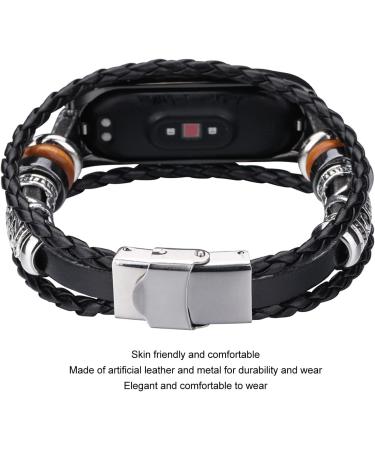 Watch Wristband Easy to Install Skinfriendly DIY Replacement Stainless Steel Strap Loop for Smartwatch Black and Black - Buy Online on GoSupps.com