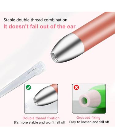 SSWERWEQ Ear wax removal tool Ear Cleaning LED Light Ear Cleaner Spoon Earpick Ears Cleaning Tool with Magnifier Two Spoons Ear Care Tool Ear Wax Removal - Buy Online on GoSupps.com