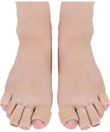 3-Piece Silicone Toe Protection Tube Bandage | Gel Finger Pad - 15x2.5 cm 25mm Diameter - Buy Online on GoSupps.com
