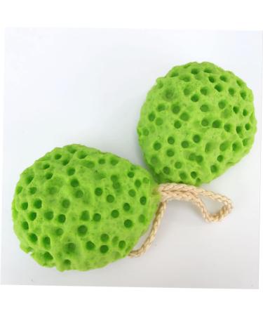 Healeved 3pcs Kids Body Sponge Set - Children's Shower/Bath Scrubber with Cotton Wipe - Non Latex Baby Bath Flower - Buy Online on GoSupps.com