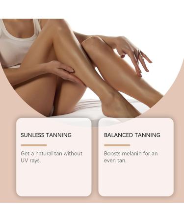 YNPQTDS Selftanning Lotion 60ml Intensive Tanning Drops Fastacting Tanner for Face and Body Daily Tanning Vacation Travel For Women and Men - Buy Online on GoSupps.com