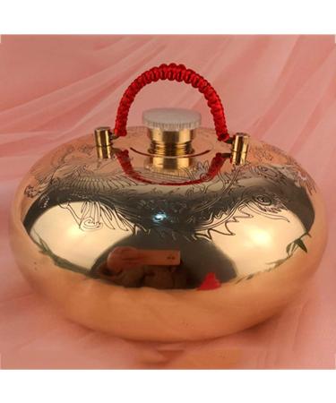 Dayim Hot Water Bottle with Soft Cover - Leak-Proof Copper Bed Bottle for Cozy Nights | Perfect Winter Heating Gifts for Adults & Children (HJG152 13cm) - Buy Online on GoSupps.com