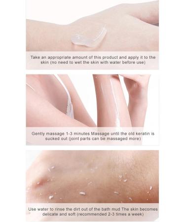  Dous Exfoliating polish for all skin types 350 ml natural exfoliant for particularly smooth and soft skin brightening mud scrub gentle exfoliant for all skin types - Buy Online on GoSupps.com