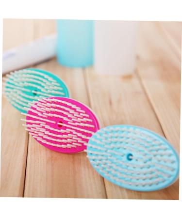 Magiclulu Scalp Massager Hairbrush - 2-Pack Shampoo Brush for Hair Washing & Scalp Care - Green - Buy Online on GoSupps.com