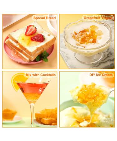 Mkostlich Honey Citron Tea Yuzu Marmalade Grapefruit 500g - Hot Cold Drink, Smoothies, Spread Jam, Cocktail Fruit Herbal Tea - Buy Online on GoSupps.com
