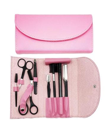 Shop 8-in-1 Eyebrow Set - Multi-Purpose Eyebrow Razor Scissors Tweezers & Brush for Women | Exquisite Storage Bag | International Shipping Available - Buy Online on GoSupps.com