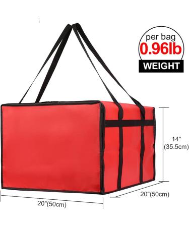 wefenad - Pizza Carrier Insulated Bags Small for veries Insulated Pizza Carrier very Bag 20x20 Food Bag for Personal and Profal Use uH Black Small - Buy Online on GoSupps.com