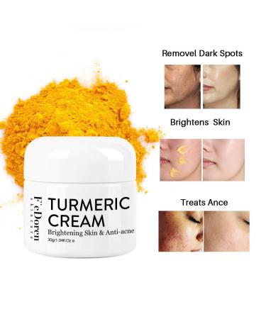 Premium Turmeric Facial Cream | Anti-Aging Moisturizer for All Skin Types | Radiant Glow with Vitamin E & Aloe Vera - Buy Online on GoSupps.com