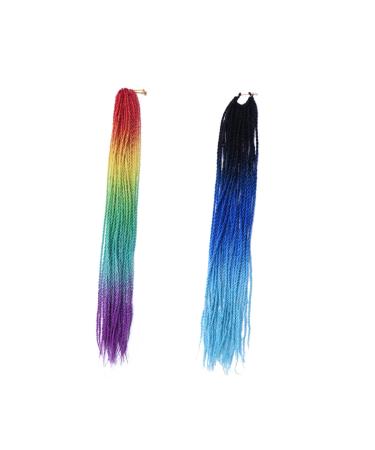 Beaupretty Wrap Around Ponytail Synthetic Wigs Ponytail Hair Extensions Ponytail Braid Ponytail Extension dreadlocks wigs human hair braided wigs colorful hair clips Christmas Africa women's Size 1 Picture 1