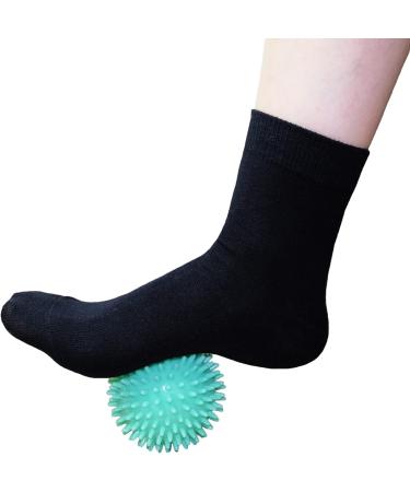 Igelball Massage Ball Set - Hard Nubby Massage Balls for Foot Hand & Back Pain Relief | Plantar Fasciitis Myofascial Relaxation | Green - 2 Pack - Buy Online on GoSupps.com