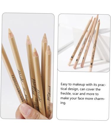 Healeved 8 Pcs Concealer Pen Eye Brightener Concealer Eye Concealer Women Makeup Supplies Wooden - Buy Online on GoSupps.com