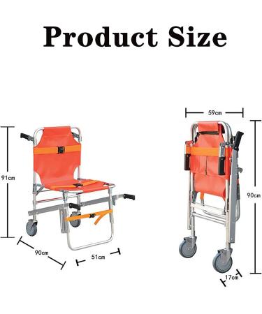 Separable Emergency Rescue Stretcher Aluminum Alloy Foldable Stair Stretcher Ambulance Firefighter Evacuation Lift Stair Chair - Buy Online on GoSupps.com
