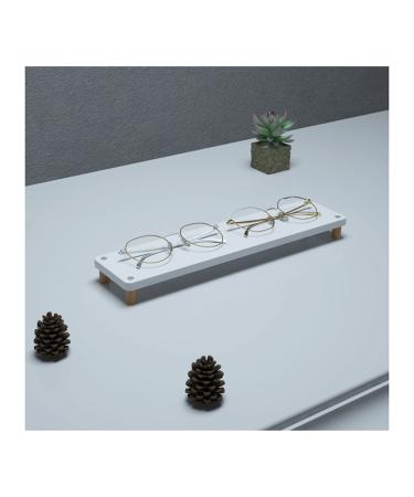 caihuashopping Eyeglass Stand Wooden Glasses Display Stand Sunglasses Organizer Stand Sunglasses Holder Sunglasses Rack White Wood Display Eyeglass Display Stand Sunglasses Rack (Size : X-Small)